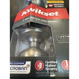 Kwikset Satin Nickel Keyed Entry Knob 740j‎ 15 Set Cp K4